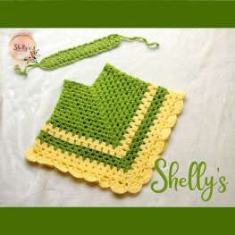 Poncho Green Yellow 